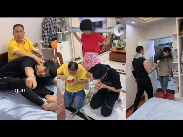 日常搞笑/疯狂小杨哥/老爸和老弟终于坐不住了,开始和老妈争夺家庭地位了。